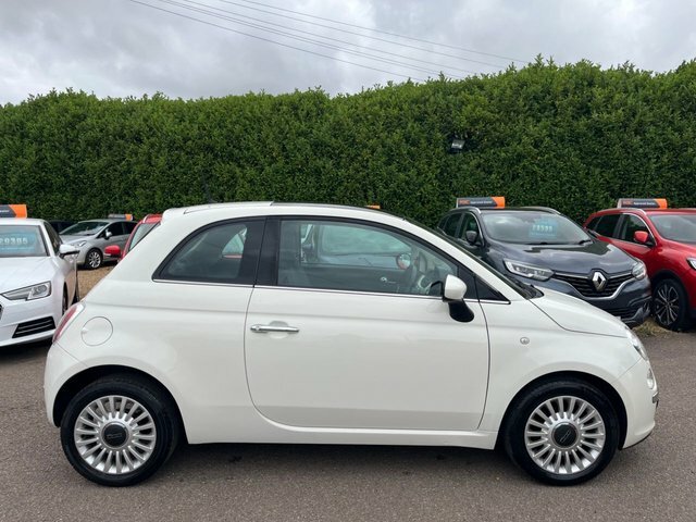 Fiat 500 2013 1.2 Lounge Hatchback Euro 6 LL63TGF White #2