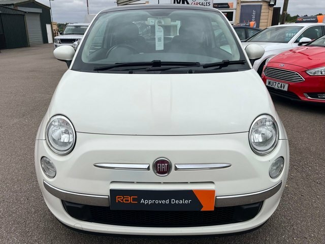 Fiat 500 2013 1.2 Lounge Hatchback Euro 6 LL63TGF White #5