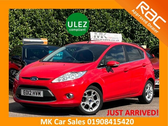 Ford Fiesta 2012 1.4 Zetec Hatchback 133 G Red