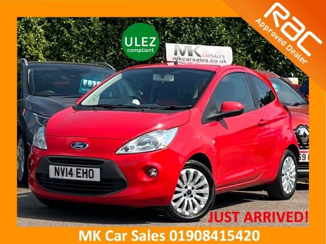 Ford KA 2014 1.2 Zetec Hatchback Euro 6 Red