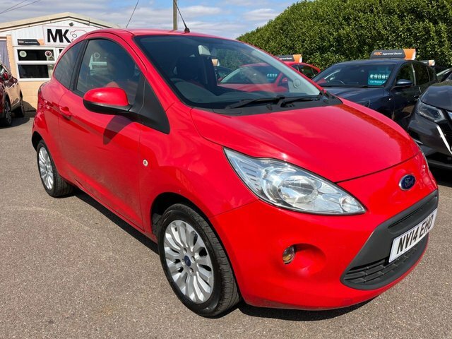 Ford KA 2014 1.2 Zetec Hatchback Euro 6 Red #3