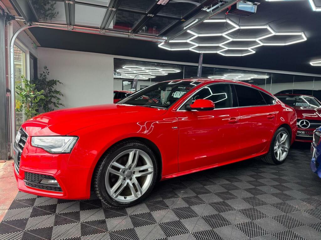 Audi A5 2.0 Tdi S Line Sportback Euro 6 Ss Red #3
