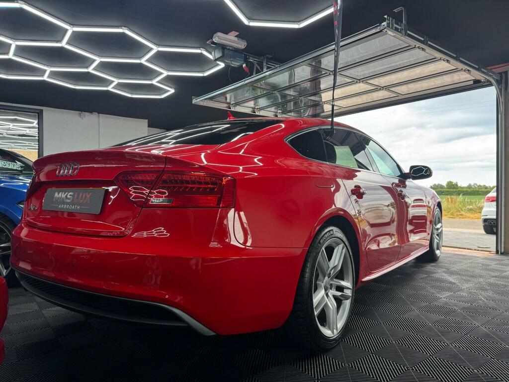 Audi A5 2.0 Tdi S Line Sportback Euro 6 Ss Red #5