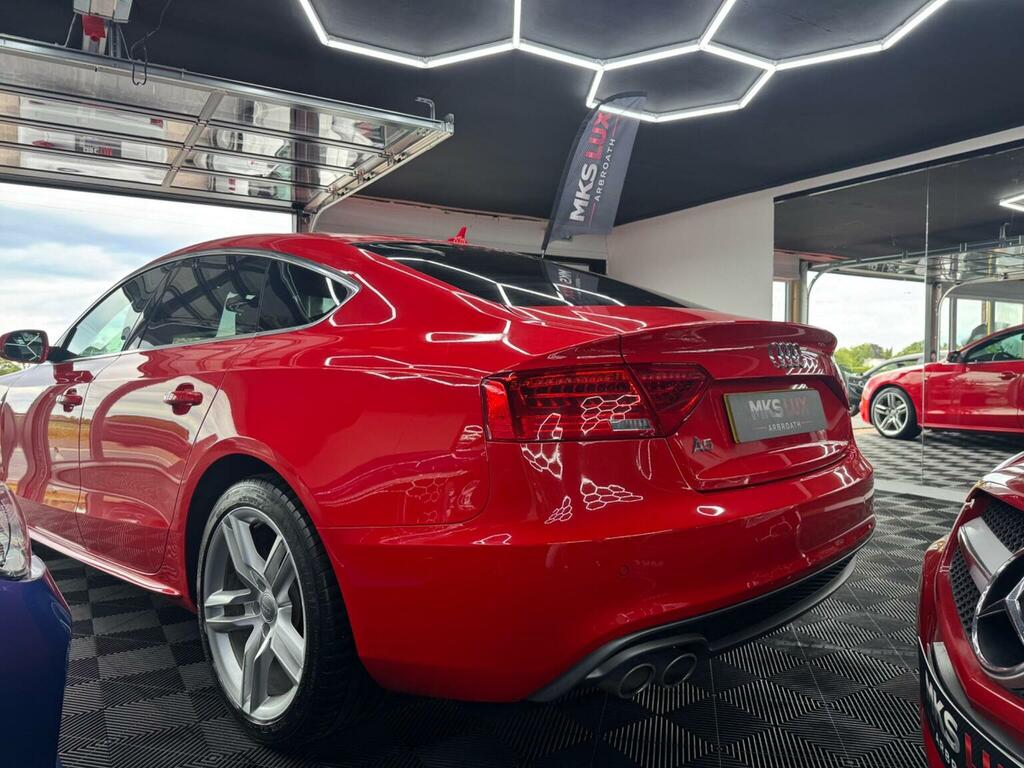Audi A5 2.0 Tdi S Line Sportback Euro 6 Ss Red #6