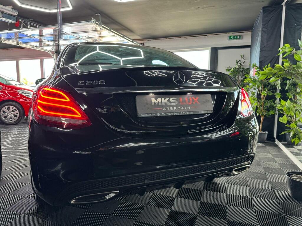 Mercedes-Benz C Class 2.0 C200 Amg Line G-tronic Euro 6 Ss Black #4