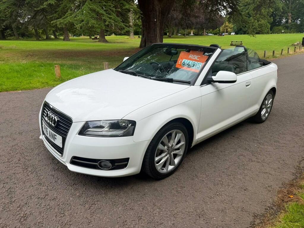 Audi A3 Cabriolet 2.0 Tdi Sport Final Edition Euro 5 Ss White #3