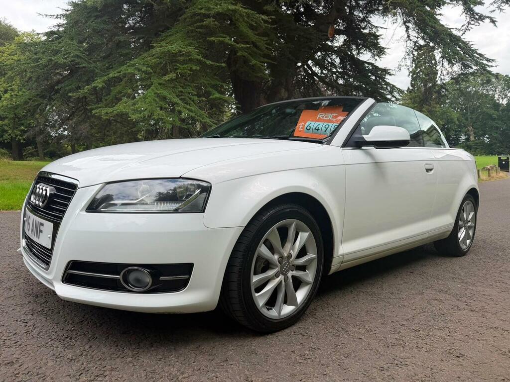 Audi A3 Cabriolet 2.0 Tdi Sport Final Edition Euro 5 Ss White #2