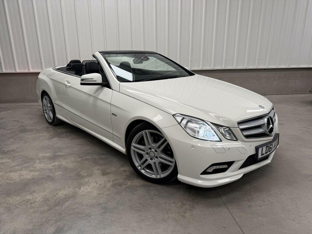 Mercedes-Benz E Class 1.8 E200 Blueefficiency Sport Cabriolet G-tronic White #2