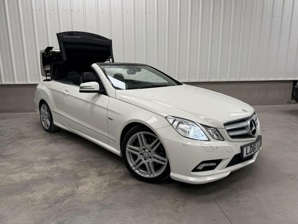 Mercedes-Benz E Class 1.8 E200 Blueefficiency Sport Cabriolet G-tronic White