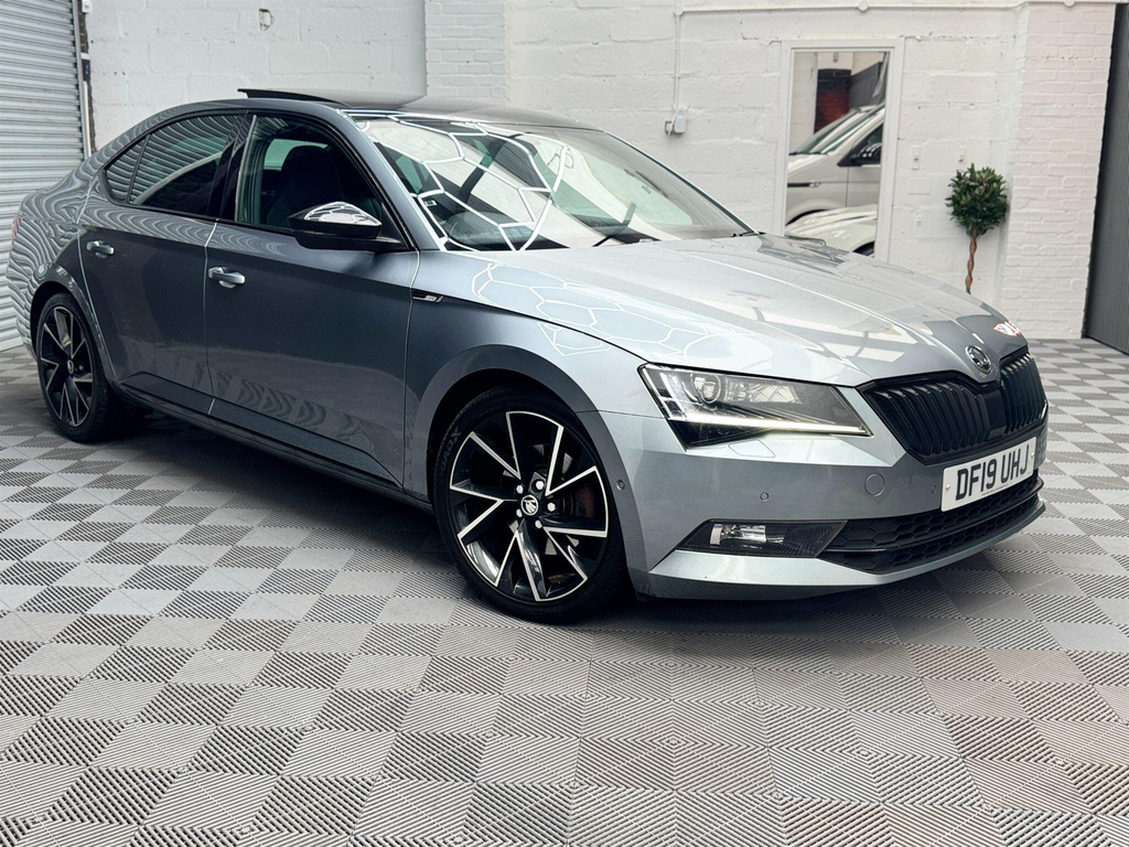 Skoda Superb 1.5 Tsi Act Sportline Dsg Euro 6 Ss DF19UHJ Grey #6