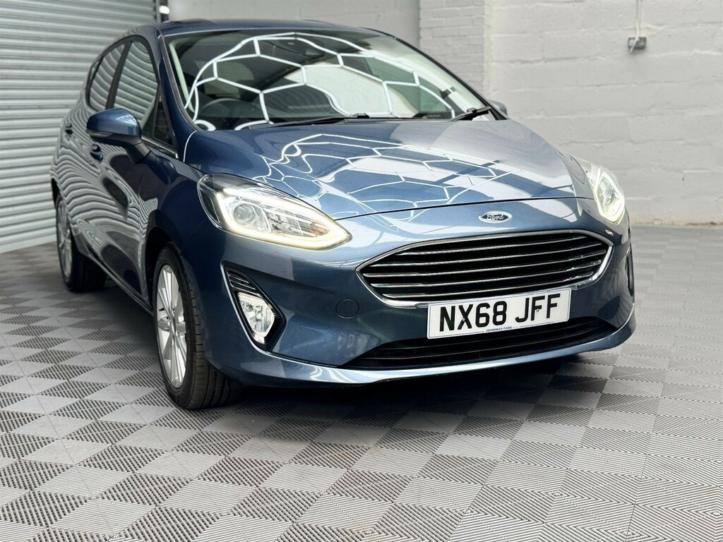 Ford Fiesta 1.0T Ecoboost Titanium X Euro 6 Ss NX68JFF Blue #2