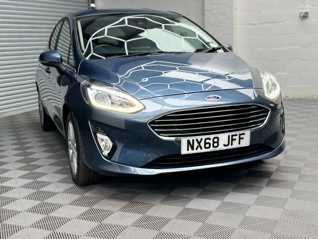 Ford Fiesta 1.0T Ecoboost Titanium X Euro 6 Ss NX68JFF Blue #6
