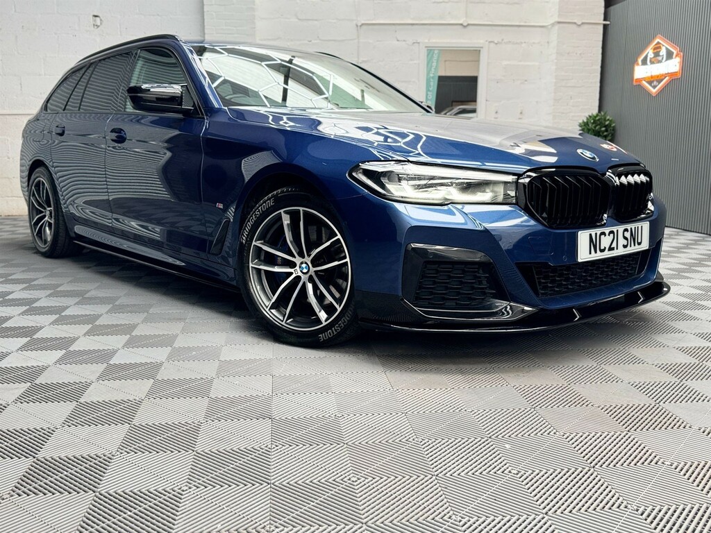 BMW 5 Series 2.0 530E 12Kwh M Sport Touring Steptronic Euro 6 NC21SNU Blue #2