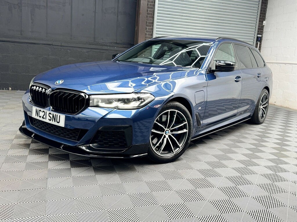 BMW 5 Series 2.0 530E 12Kwh M Sport Touring Steptronic Euro 6 NC21SNU Blue #4