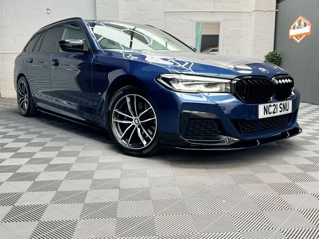 BMW 5 Series 2.0 530E 12Kwh M Sport Touring Steptronic Euro 6 NC21SNU Blue #6