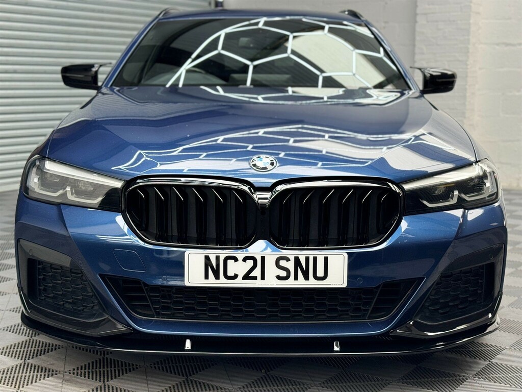 BMW 5 Series 2.0 530E 12Kwh M Sport Touring Steptronic Euro 6 NC21SNU Blue #3