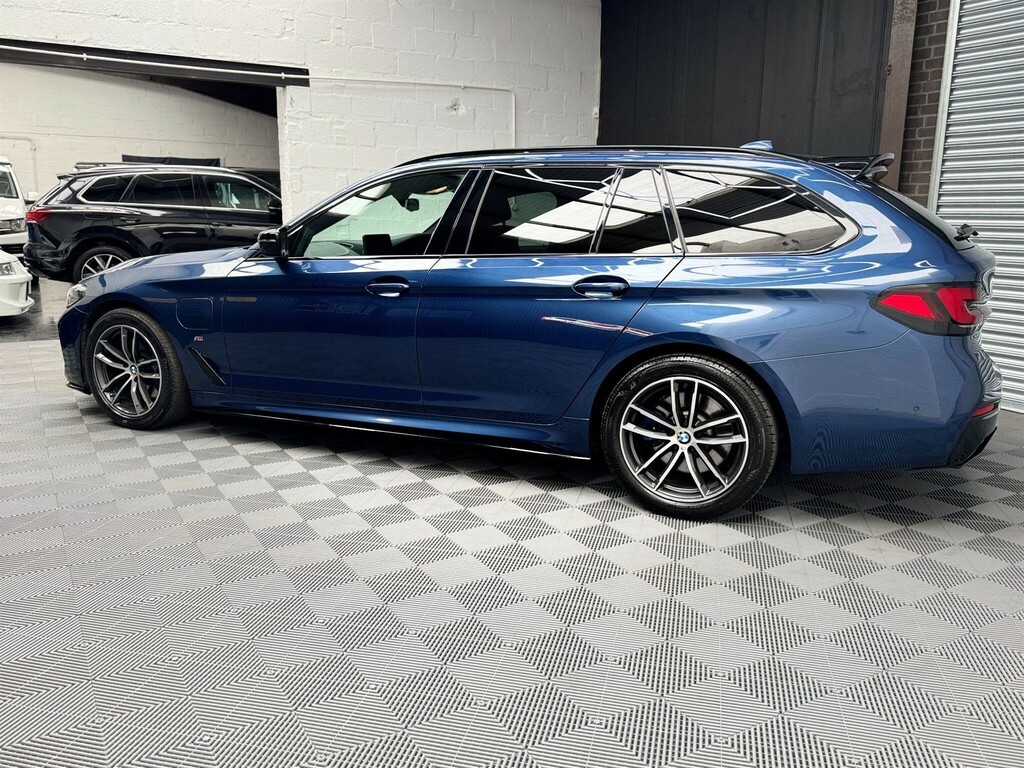 BMW 5 Series 2.0 530E 12Kwh M Sport Touring Steptronic Euro 6 NC21SNU Blue #5