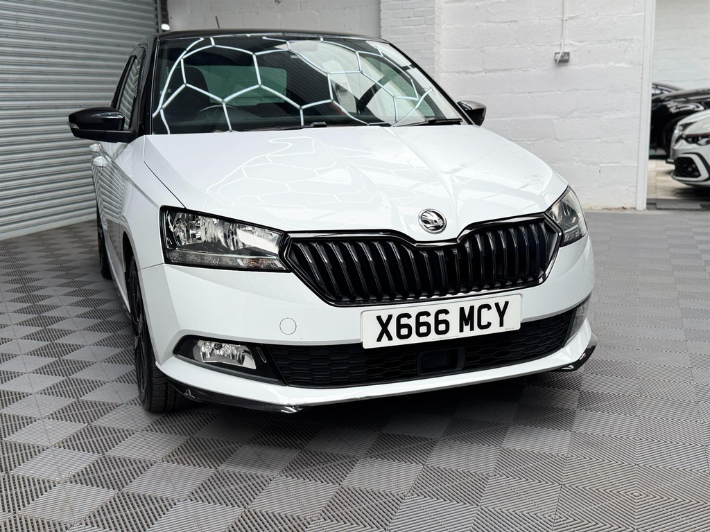 Skoda Fabia 1.0 Tsi Monte Carlo Euro 6 Ss NU20KLV White #2