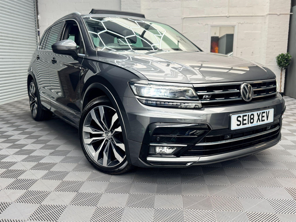 Volkswagen Tiguan 2.0 Tdi R-line 4Motion Euro 6 Ss Grey