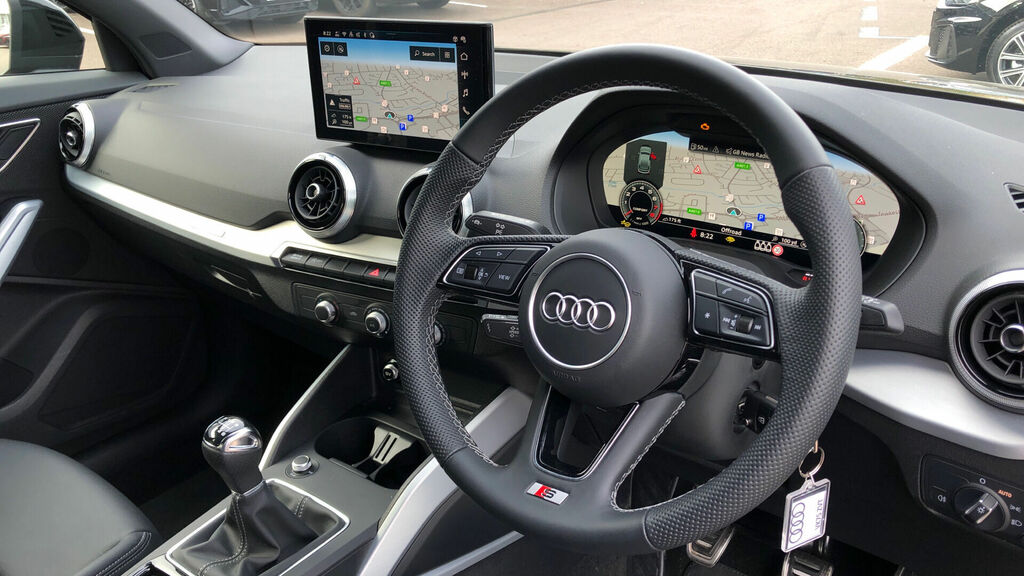 Audi Q2 1.0 Tfsi 30 S Line Euro 6 5-Door VK75ZVT Black #6