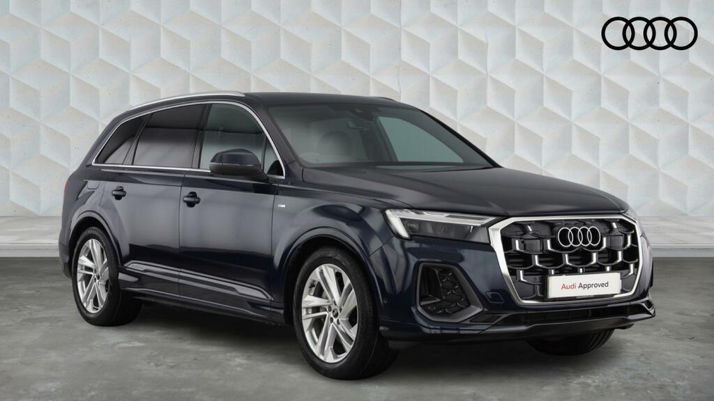 Audi Q7 3.0 Tdi V6 50 S Line Tiptronic Quattro Euro 6 5-Do KN75FYE Blue