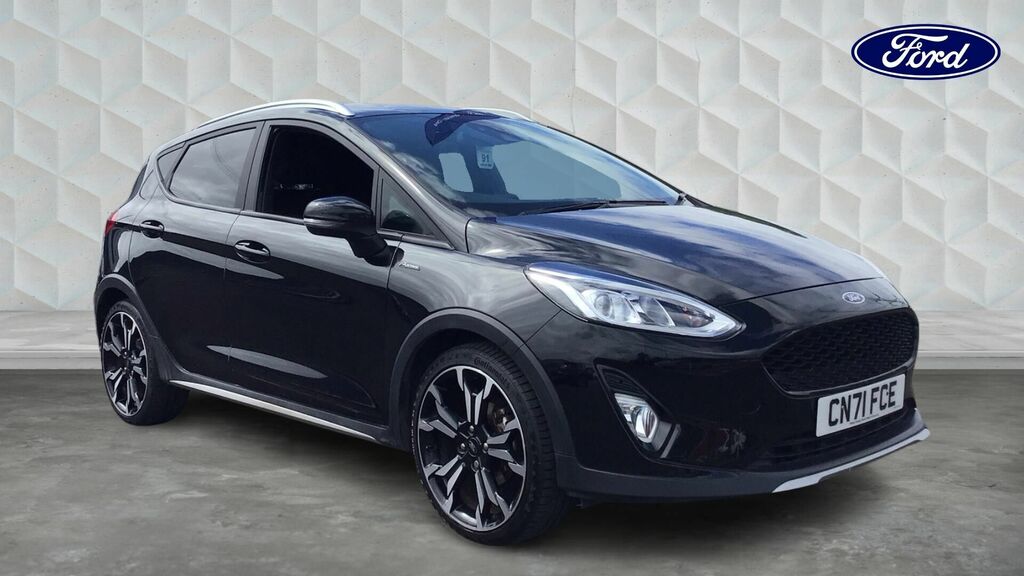 Ford Fiesta 1.0T Ecoboost Mhev Active X Edition Euro 6 5-Door CN71FCE Black