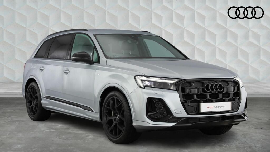 Audi Q7 3.0 Tdi V6 Black Edition Tiptronic Quattro Euro 6 WR75PVZ Silver