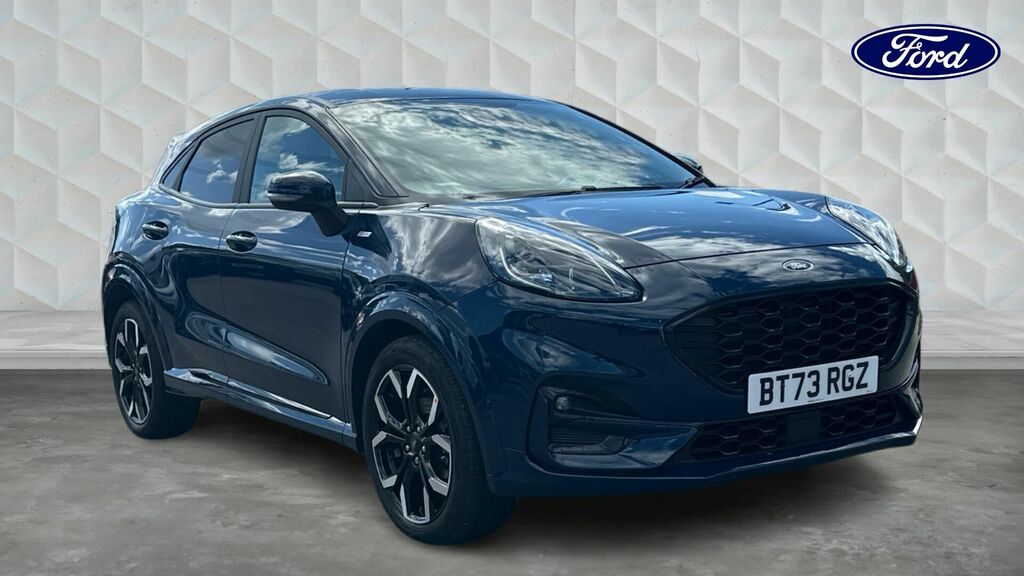 Ford Puma 1.0T Ecoboost Mhev St-line X Euro 6 5-Door BT73RGZ Blue