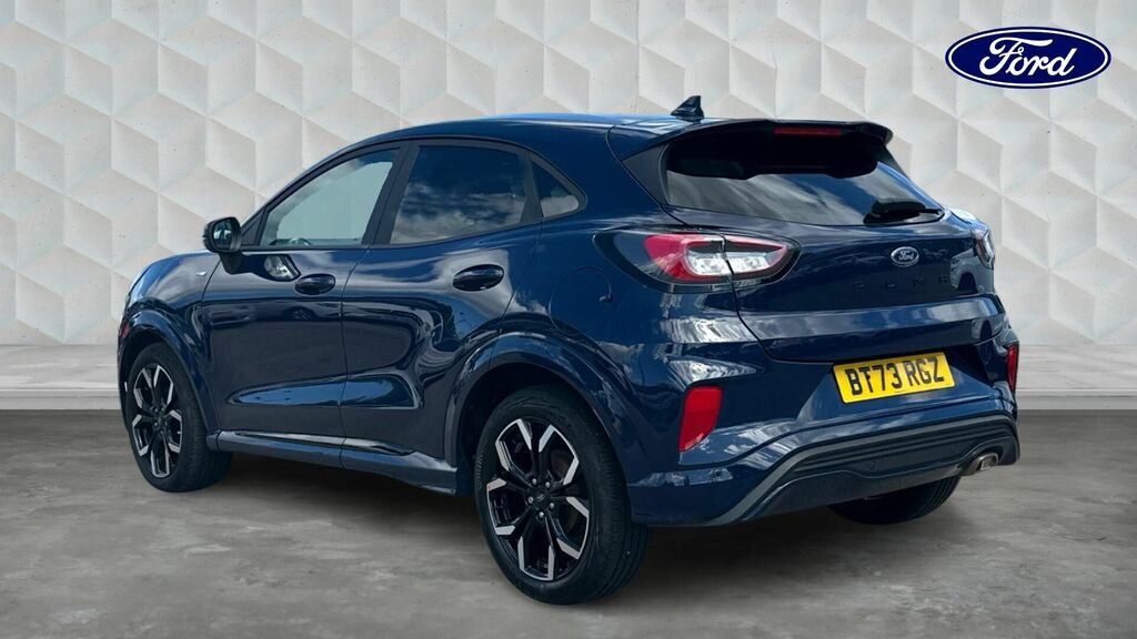 Ford Puma 1.0T Ecoboost Mhev St-line X Euro 6 5-Door BT73RGZ Blue #3