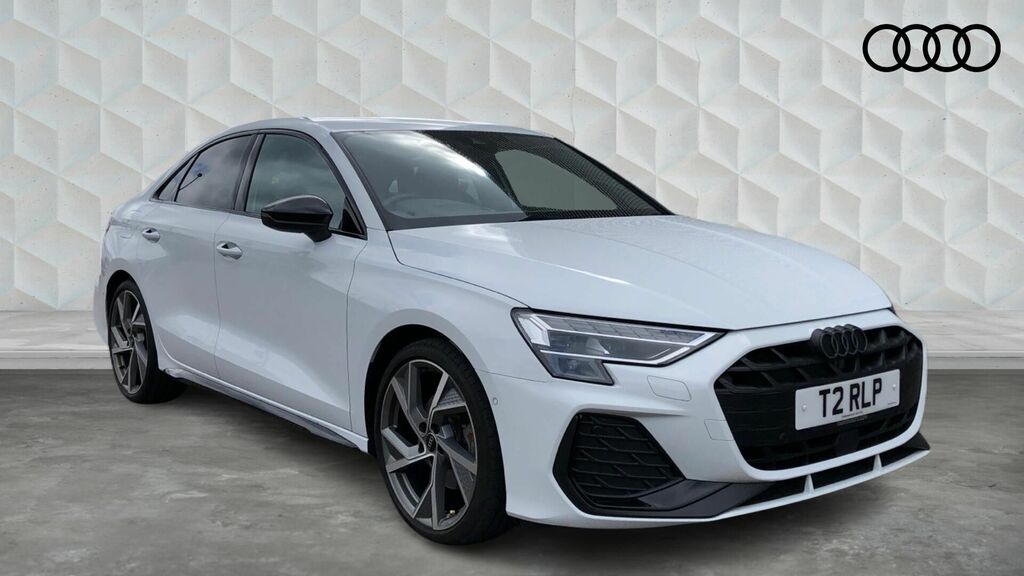 Audi A3 Tfsi 35 Black Edition S Tronic Euro 6 4-Door T2RLP White