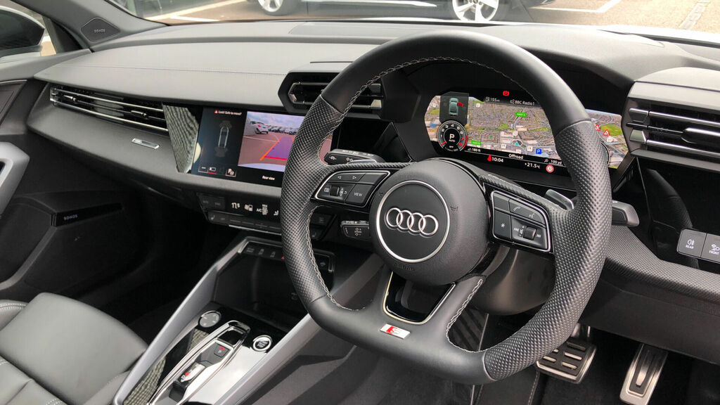 Audi A3 Tfsi 35 Black Edition S Tronic Euro 6 4-Door T2RLP White #6