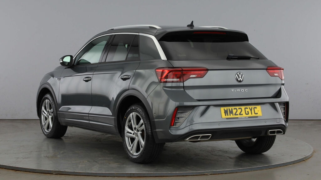 Volkswagen T-Roc Tsi R-line Euro 6 5-Door WM22GYC Grey #3