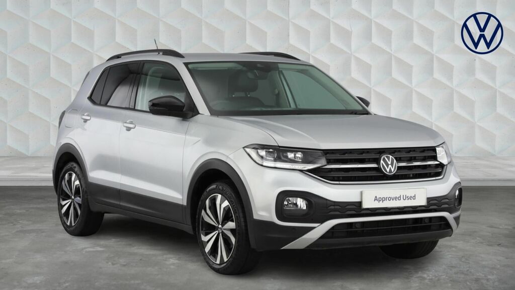 Volkswagen T-Cross 1.0 Tsi Black Edition Dsg Euro 6 5-Door YE73VGF Silver