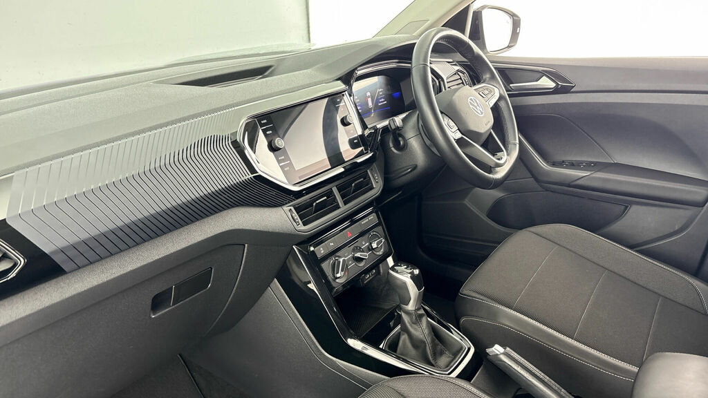Volkswagen T-Cross 1.0 Tsi Black Edition Dsg Euro 6 5-Door YE73VGF Silver #2