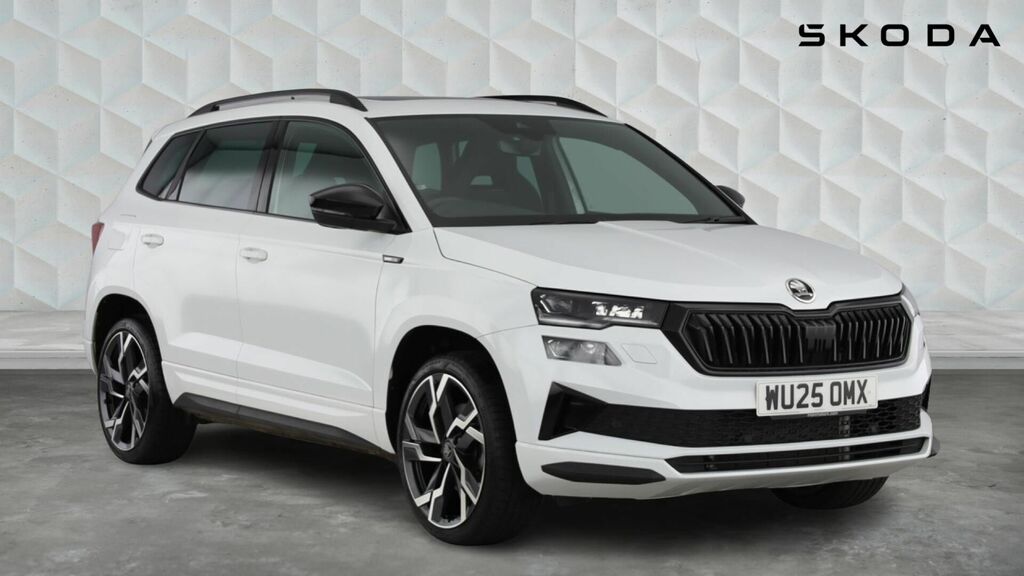 Skoda Karoq Tsi Act Sportline Edition Dsg Euro 6 5-Door WU25OMX White