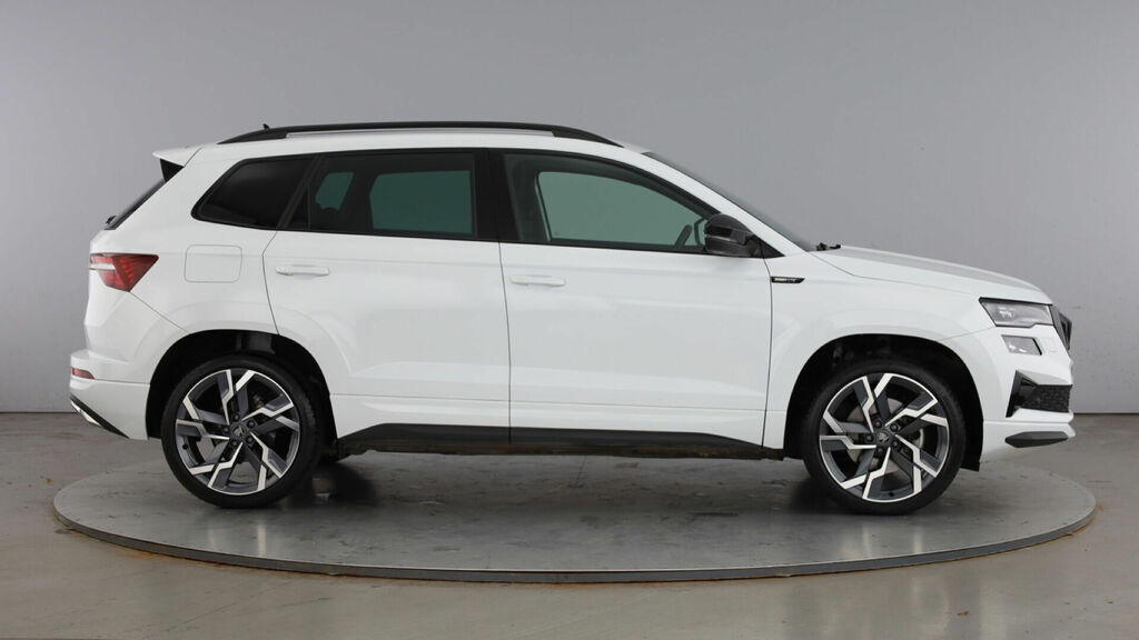 Skoda Karoq Tsi Act Sportline Edition Dsg Euro 6 5-Door WU25OMX White #4
