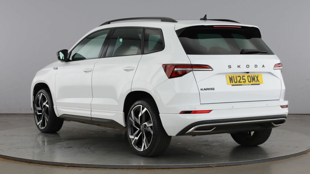 Skoda Karoq Tsi Act Sportline Edition Dsg Euro 6 5-Door WU25OMX White #3