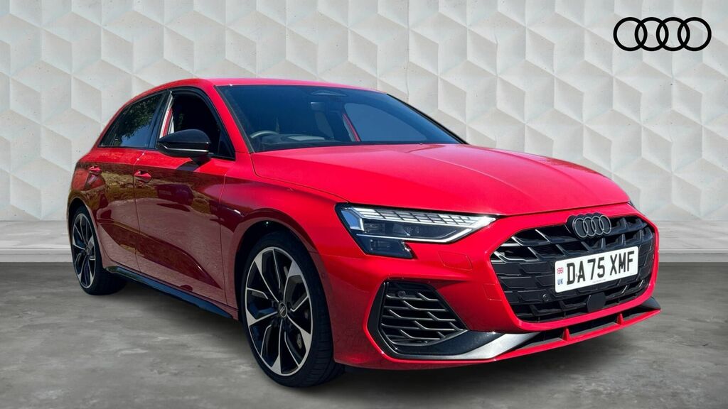 Audi S3 2.0 Tfsi Black Edition Sportback S Tronic Quattro Red