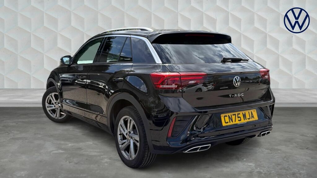 Volkswagen T-Roc Tsi R-line Dsg Euro 6 5-Door CN75WJA Black #3
