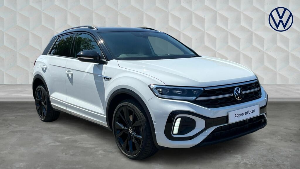 Volkswagen T-Roc Tsi Black Edition Plus Euro 6 5-Door DA75OWK White