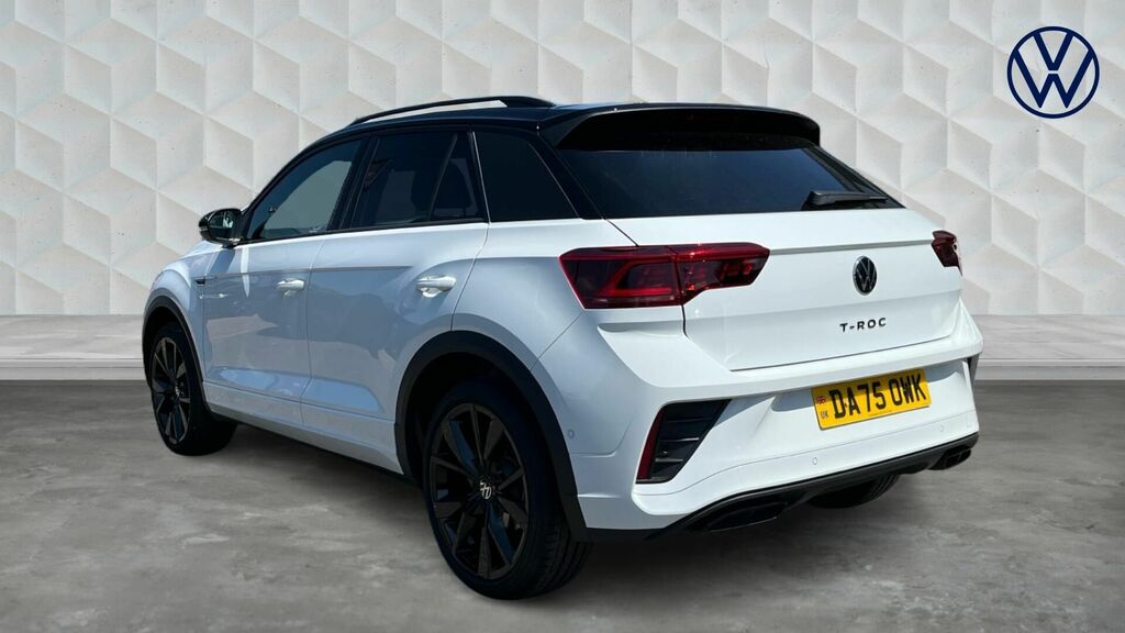 Volkswagen T-Roc Tsi Black Edition Plus Euro 6 5-Door DA75OWK White #3