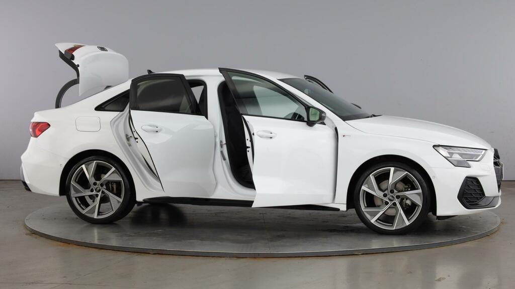 Audi A3 Tfsi 35 Black Edition S Tronic Euro 6 4-Door WM75MZJ White #6
