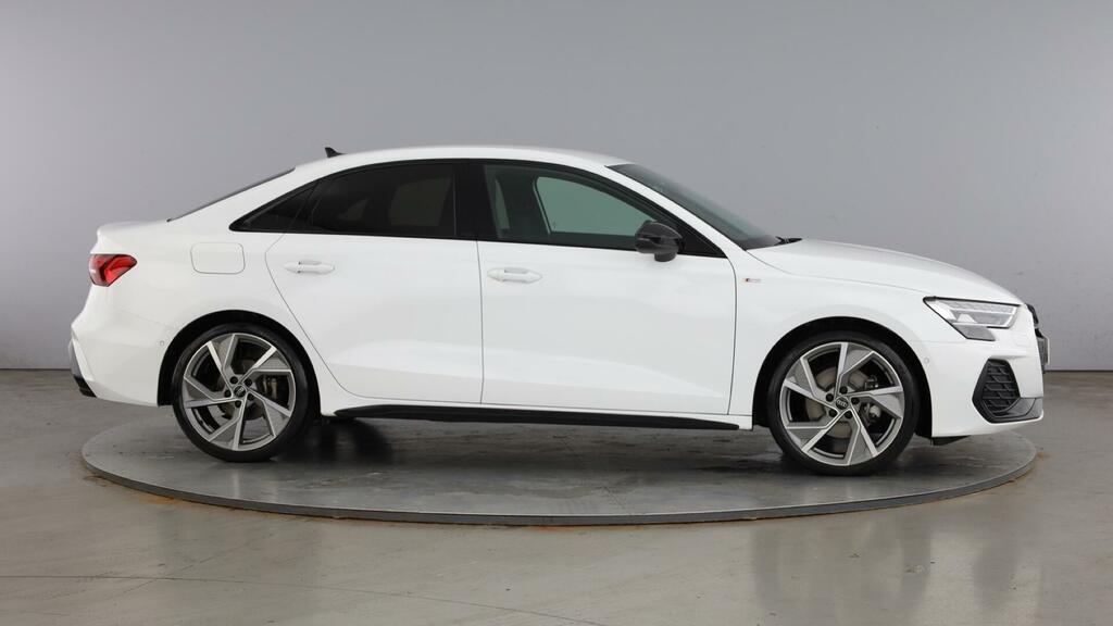 Audi A3 Tfsi 35 Black Edition S Tronic Euro 6 4-Door WM75MZJ White #3