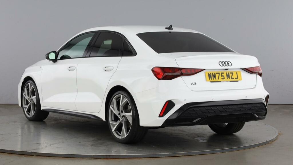 Audi A3 Tfsi 35 Black Edition S Tronic Euro 6 4-Door WM75MZJ White #2