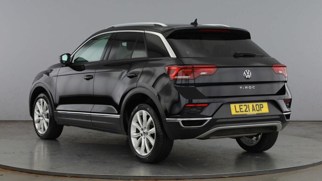 Volkswagen T-Roc Tsi Evo Sel Dsg Euro 6 5-Door LE21AOP Black #3