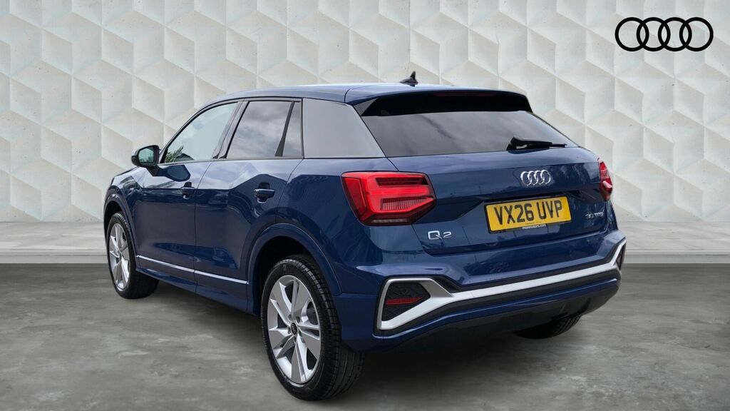 Audi Q2 1.0 Tfsi 30 S Line Euro 6 5-Door VX26UVP Blue #3