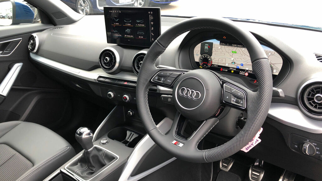 Audi Q2 1.0 Tfsi 30 S Line Euro 6 5-Door VX26UVP Blue #6