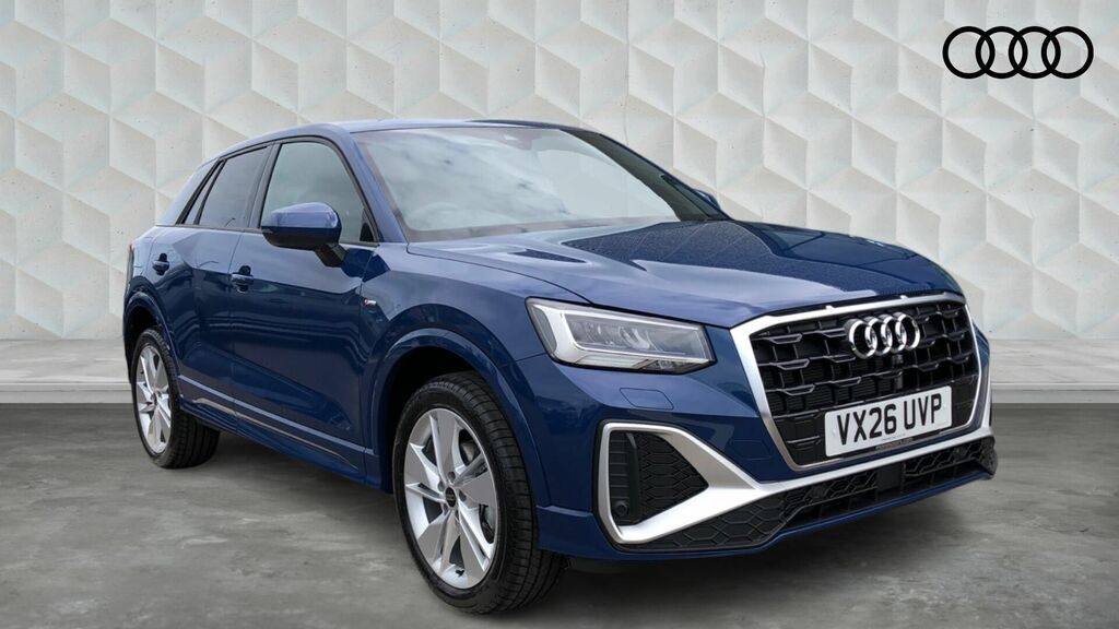 Audi Q2 1.0 Tfsi 30 S Line Euro 6 5-Door VX26UVP Blue