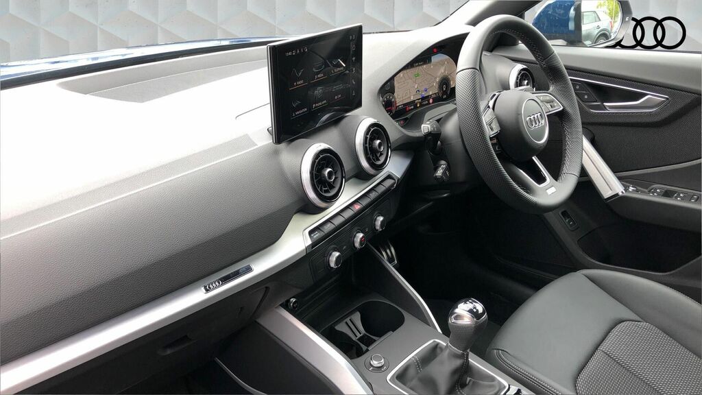 Audi Q2 1.0 Tfsi 30 S Line Euro 6 5-Door VX26UVP Blue #2