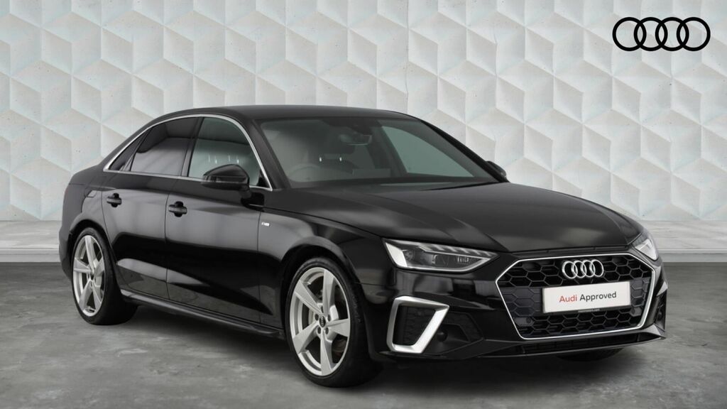 Audi A4 2.0 Tfsi 40 S Line S Tronic Euro 6 4-Door YA24AHV Black